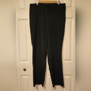 Avenue Black Straight Leg Women's Pants